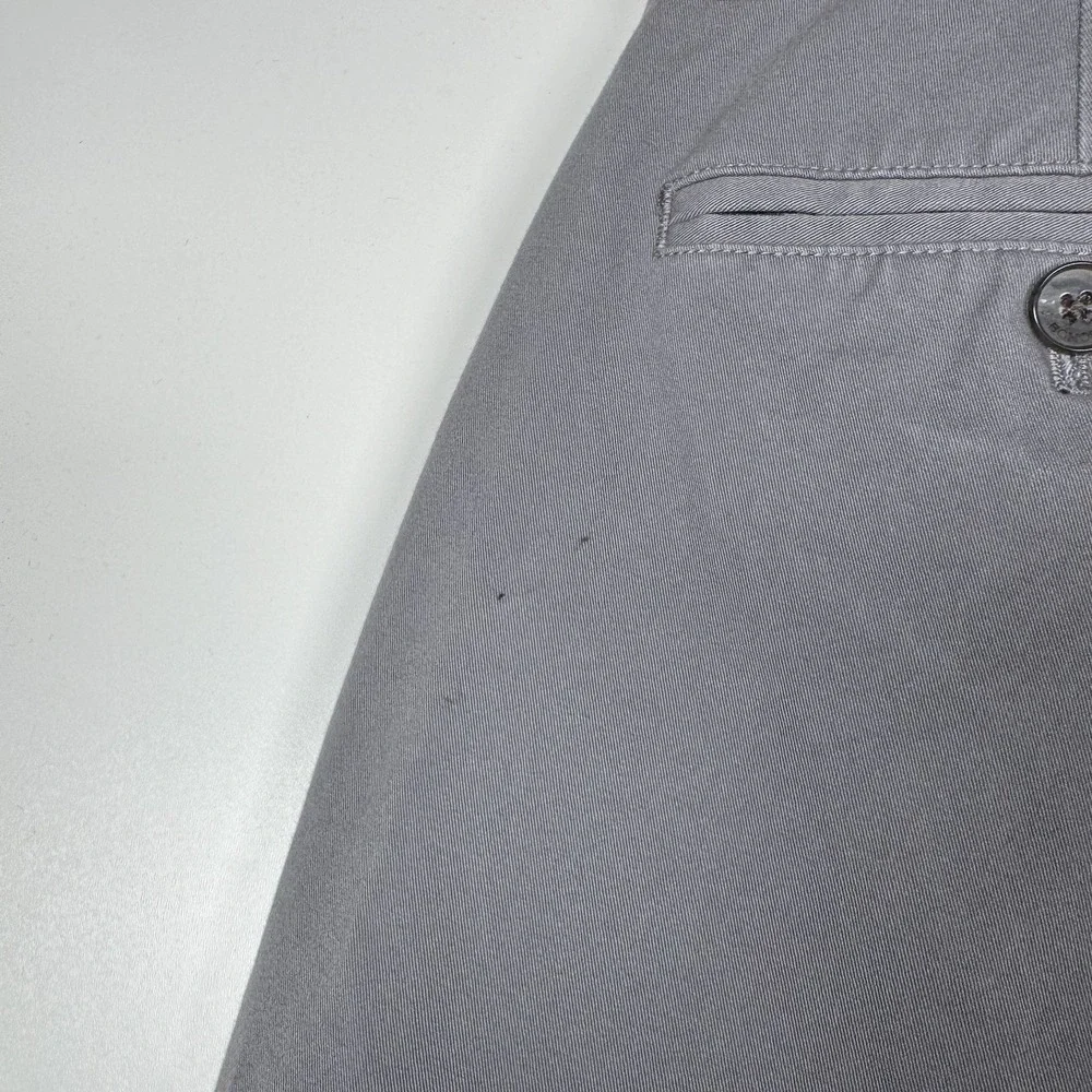 New $99 Bonobos Stretch Washed Chino Slim Fit Pants Graphic Gray 33x30 - Read
